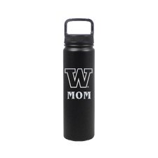 Nordic Black W Mom Insulated Stainless Steel Bottle 24oz