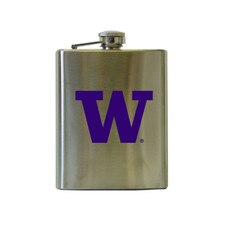 Nordic Stainless W Washington Huskies Hip Flask 7oz