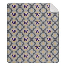 Northwest Washington Huskies Mesa Cloud Touch Sherpa Blanket 60" x 70"