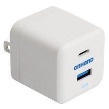 OnHand Dual Port USB-C & USB-A Wall Charger