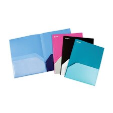 Oxford Assorted Poly Twisted Twin Folder