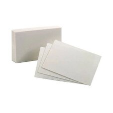 Oxford Blank Index Cards 100-count