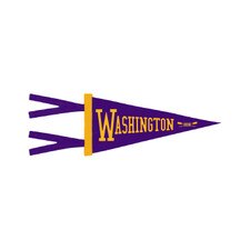 Oxford Boys In The Boat Purple Washington 1936 Mini Pennant 4" x 9"