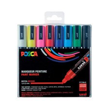POSCA Basic Medium Tip Acrylic Paint Marker Set 8ct.