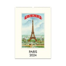 Paris Wall Calendar 2024