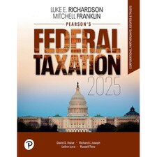 Pearson's Federal Taxation 2025: Corporations Partnerships Estates and Trusts (38E 25)