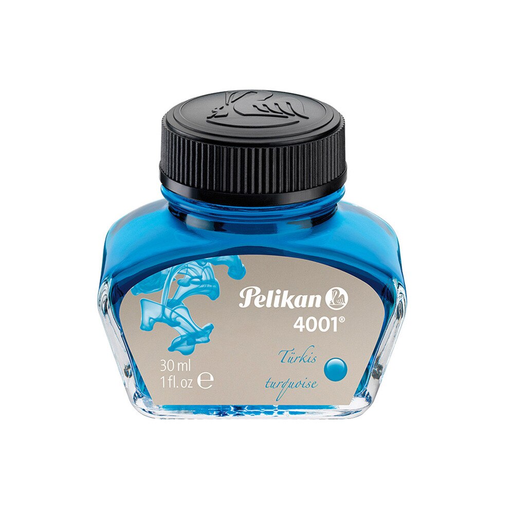 Pelikan 4001 Fountain Pen Ink Turquoise 30ml