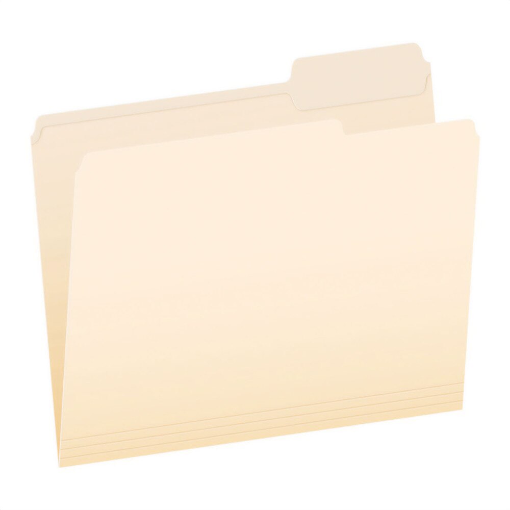 Pendaflex Manila Letter File Folder 1/3 Cut 100-count