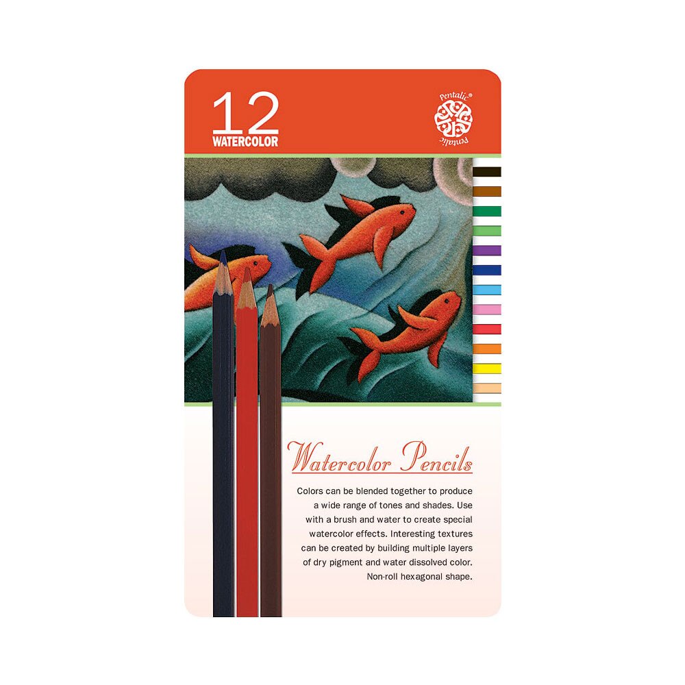 Pentalic Watercolor Pencil Set 12