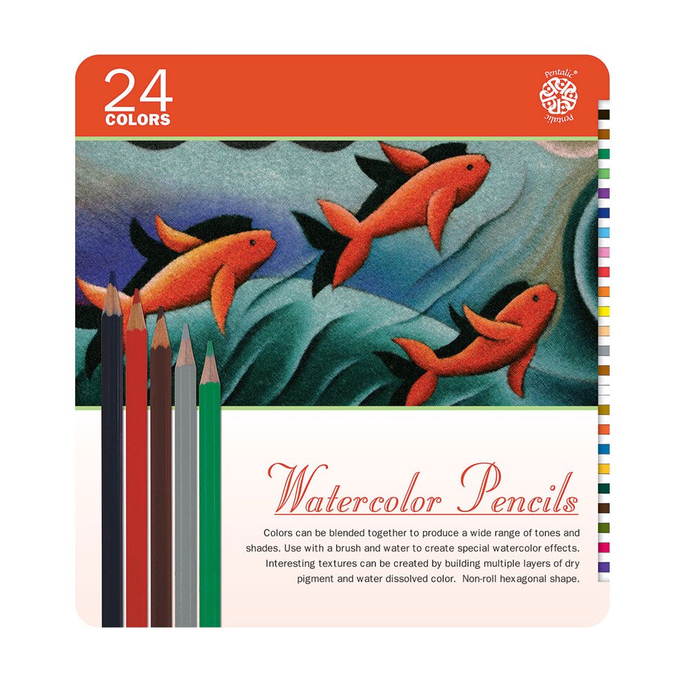 Pentalic Watercolor Pencil Set 24