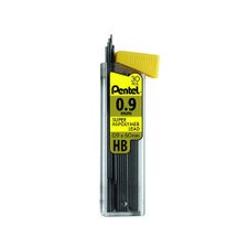 Pentel Super Hi-Polymer HB .9mm Leads 30 Pieces