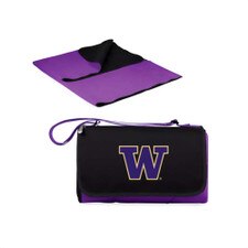 Picnic Time Black Washington Huskies Outdoor Picnic Tote Blanket