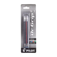 Pilot Dr. Grip 4+1 Multipen Assorted 4 Count Refill