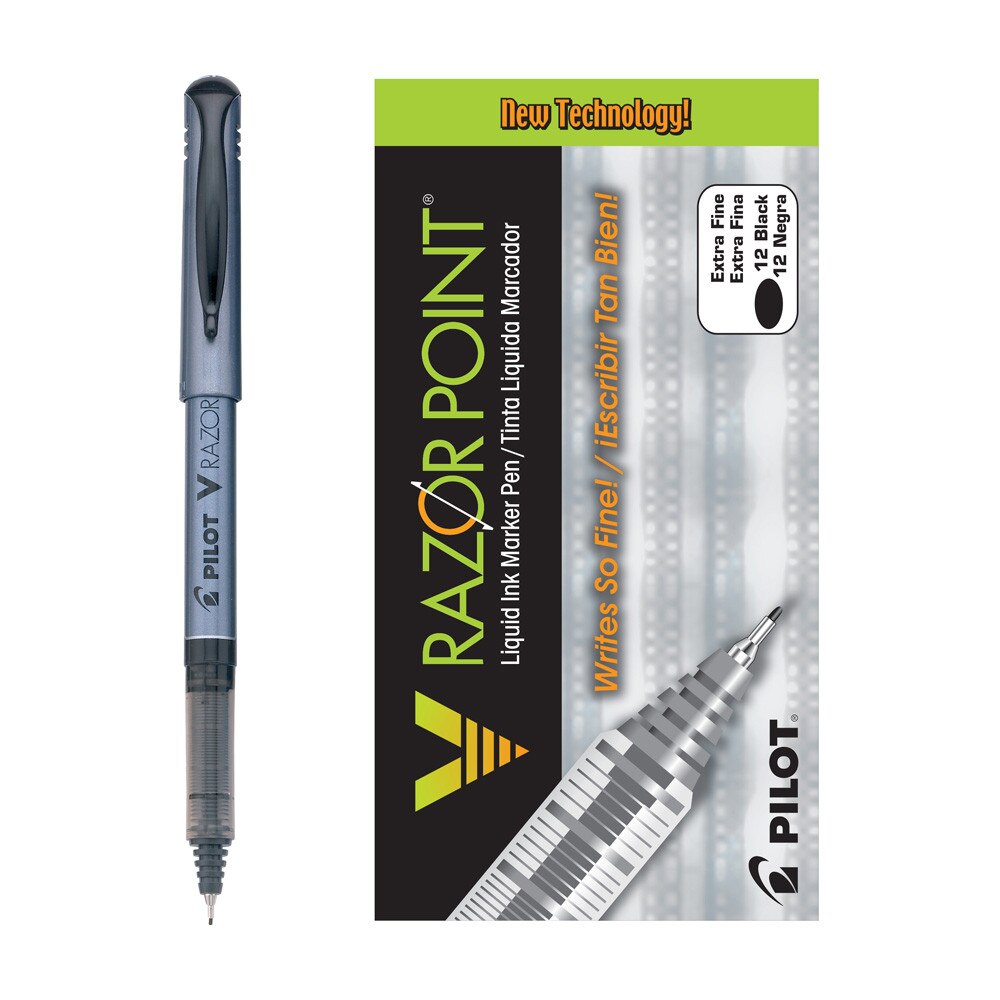 Pilot V Razor Point Extra Fine Point .5mm Felt Tip Pen