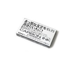 Platinum Black Carbon Fountain Ink Cartridge 4 Pack
