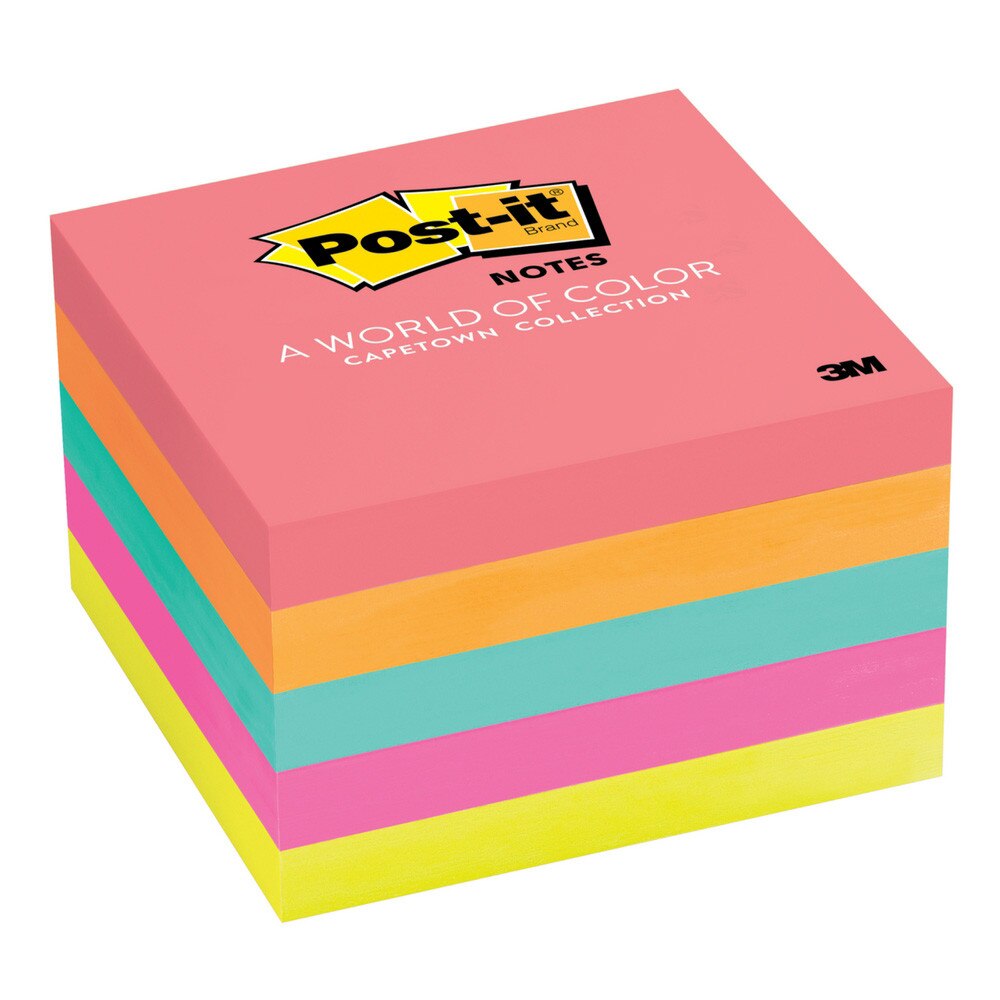 Post-it Cape Town Collection 3x3 Notes 5 Pack