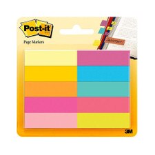 Post-it Four Neon Colors 0.5" Page Markers 4 Pack