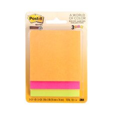 Post-it Rio Collection 3x3 Super Sticky Notes 3 Pack