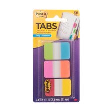 Post-it Six Colors 1.0" Tabs 36 Pack