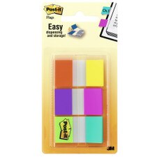 Post-it Six Electric Glow Colors 1.0" Flags 60 Pack