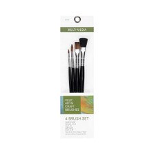 Pro Art Sable/Ox/Camel Brush Set 4 piece
