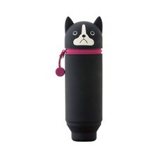 PuniLabo Boston Terrier Stand Up Pen Case