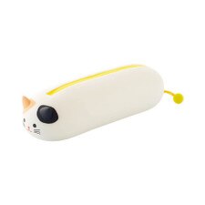PuniLabo Calico Cat Lying Down Zipper Pouch