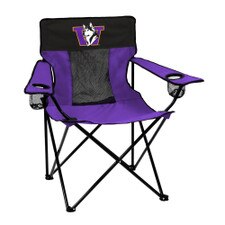 Purple And Black Retro Dog Elite Tailgate Chair