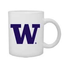 RFSJ White W Washington Huskies Ceramic Mug 11oz