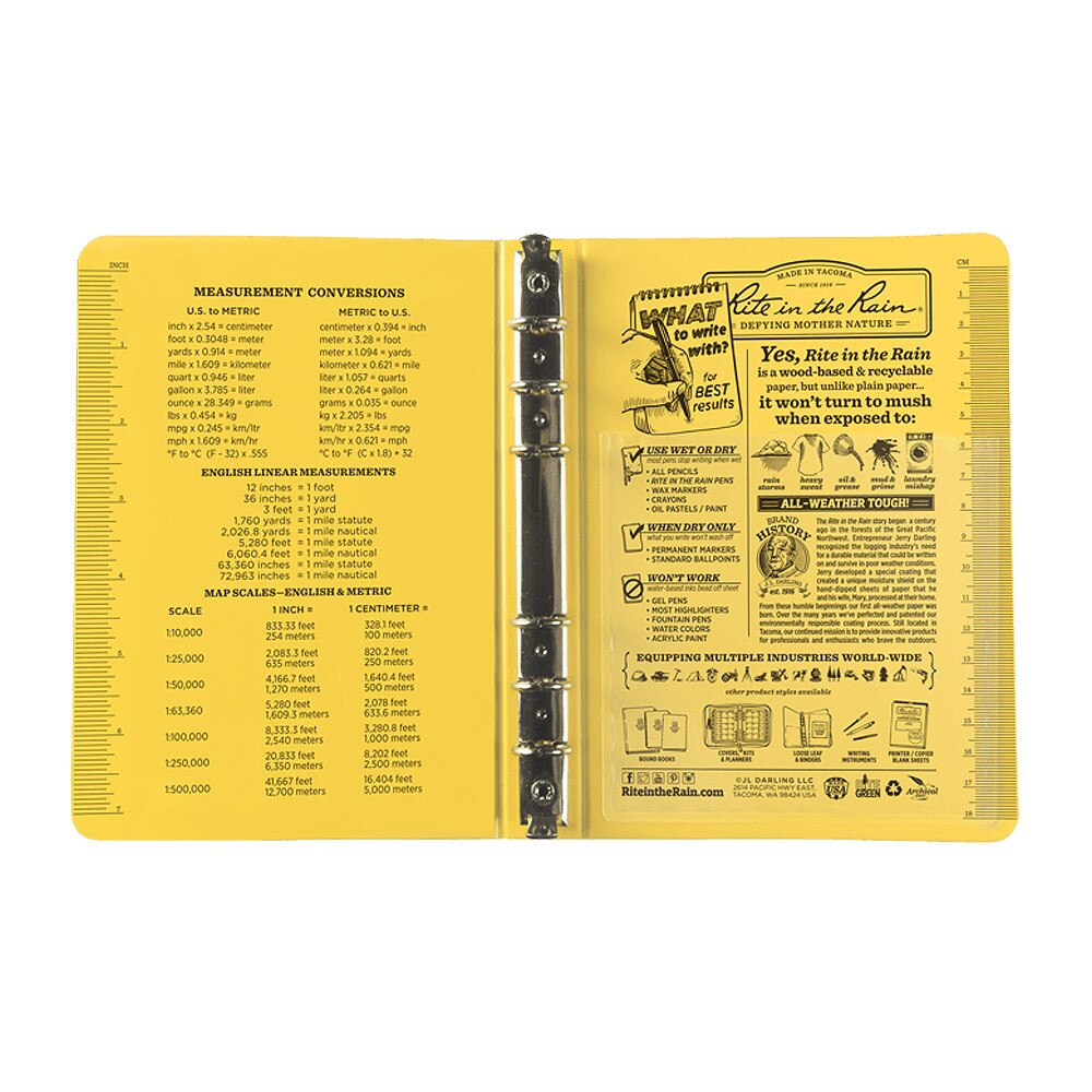 Rite in the Rain Binder 5.625"x8"x0.5"