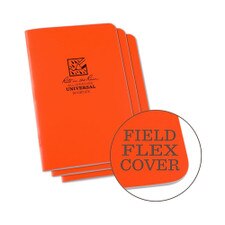 Rite in the Rain Orange 4-5/8"x7" Stapled Notebook 48ct