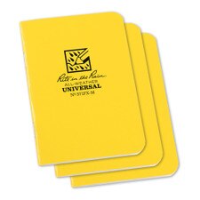 Rite in the Rain Notebook Stapled Yellow 31/4"x45/8"