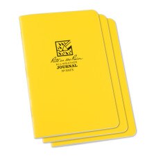 Rite in the Rain Journal Notebook Stapled Yellow 45/8"x7"