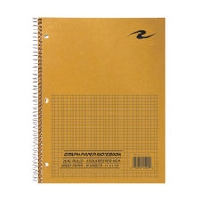 Roaring Spring Kraft 5x5 Quad Spiral Greentint Paper 80ct