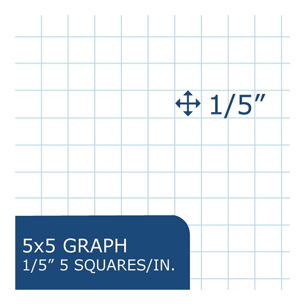 Roaring Springs 5x5 Quad Lab Notebook Paper