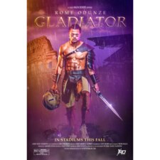 Rome Odunze Gladiator Poster 24" x 36" - IN-STORE PICK-UP ONLY
