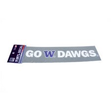SDS Go Dawgs W Washington Huskies Vinyl Decal 10"