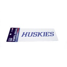 SDS Huskies Washington UW Wordmark Vinyl Decal 6"