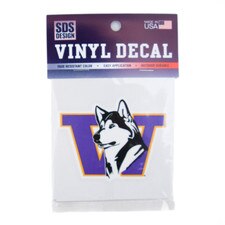 SDS Retro Dog W Vinyl Decal 6"