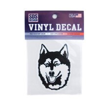 SDS Vault Dog Solo UW Washington Huskies Vinyl Decal 3"