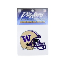SDS W Football Helmet Washington Huskies Dizzler Sticker 3"