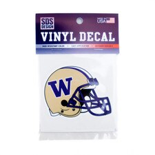 SDS W Football Helmet Washington Huskies Vinyl Decal 3"