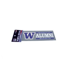 SDS W U of W Washington Huskies Alumni Vinyl Decal 6" x 2"