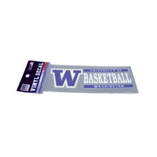 SDS W U of W Washington Huskies Basketball Vinyl Decal 6" x 2"