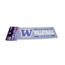 SDS W U of W Washington Huskies Volleyball Vinyl Decal 6" x 2"