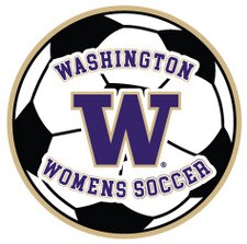SDS W Washington Huskies Women's Soccer Rugged Sticker 3.5"