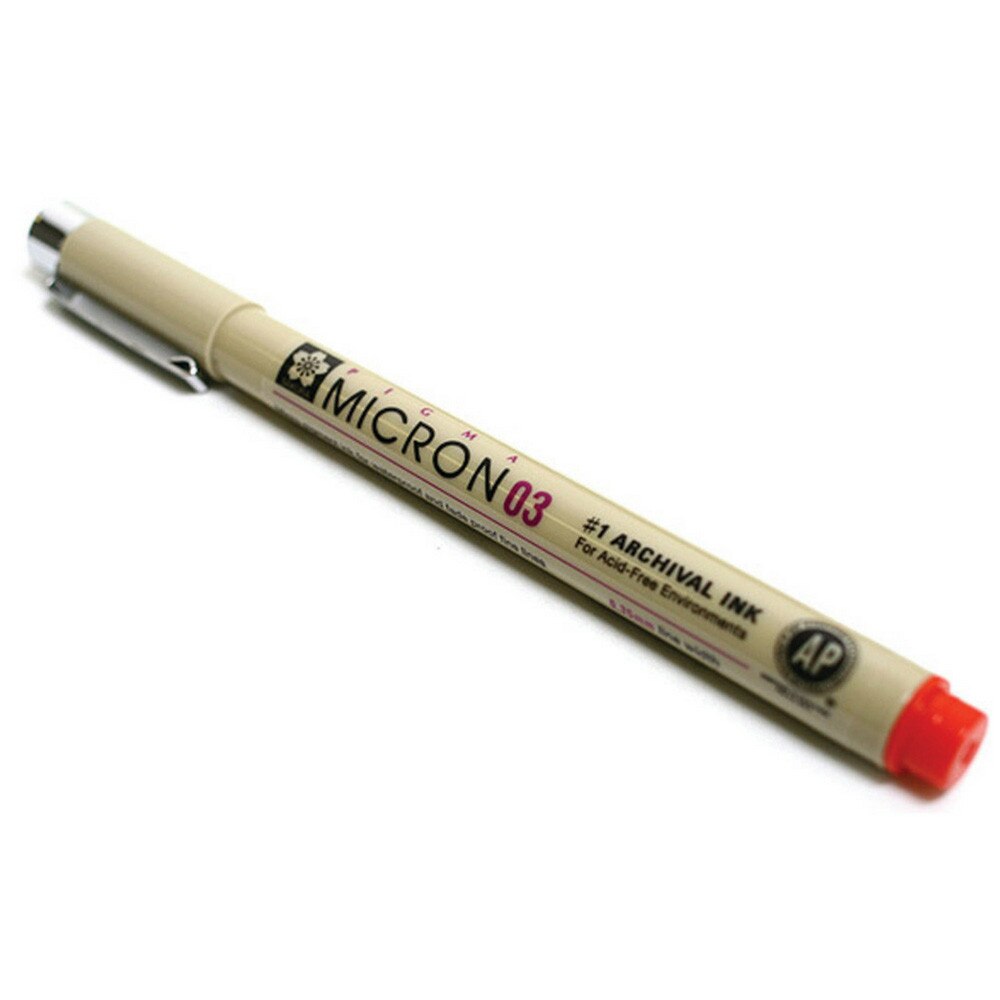 Sakura Pigma Micron 03 .35mm Pen – Red