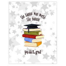 SayangNari Cap, Books, and Tassel Graduation Greeting Card