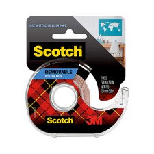 Scotch Clear 3/4"x150" Removable Poster Tape