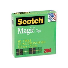 Scotch Magic 1/2"x36yd Invisible Tape